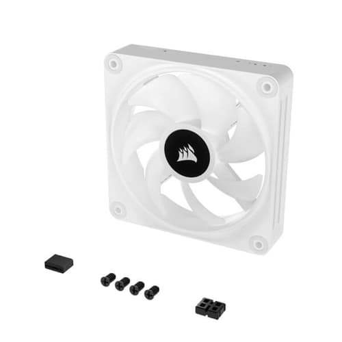 Corsair iCUE Link QX120 RGB White 120mm PWM Cabinet Fan Expansion Kit (Single Pack)